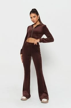 SOLADO Velvet Zipper Front Hooded Long Sleeve Cardigan -Solado Shop 28551020221017112331634ccab356275 1800x1800