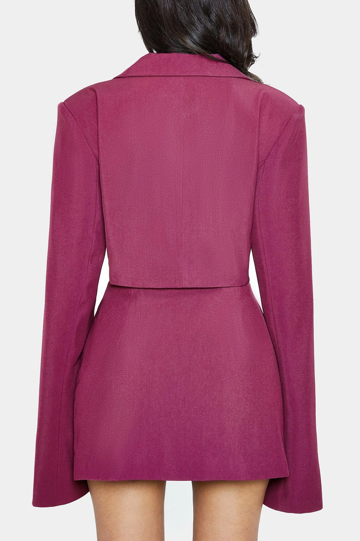 SOLADO Lapel Neck Button Front Cinched Waist Blazer 7 SOLADO Lapel Neck Button Front Cinched Waist Blazer - Image 7