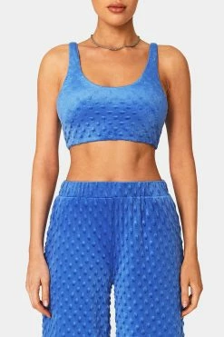 SOLADO U Neck Zipper Back Polka Dot Textured Tank Top -Solado Shop 28551020221028152037635b82c568408 1800x1800