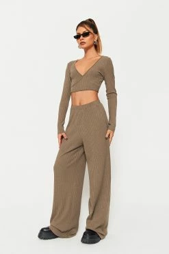 SOLADO Plunging Neck Long Sleeve Top & Stripe Knitted Pants Set -Solado Shop jpeg 0799f59a f945 4da5 9dff c24586d6949f 1800x1800