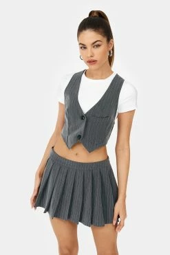 SOLADO Plunging Neck Button Front Stripe Print Vest 13 SOLADO Plunging Neck Button Front Stripe Print Vest -Solado Shop jpeg 14efffdb ca53 4324 8ce7 4c8b58f24885 1800x1800