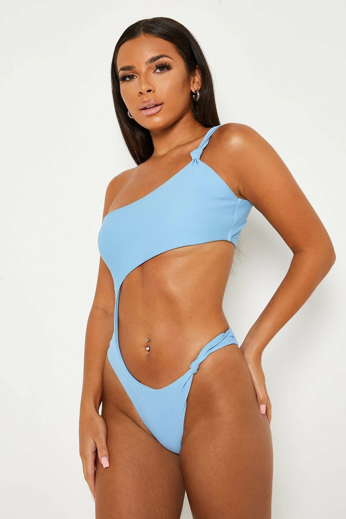Solado One Shoulder Knot Detail One-piece Swimsuit 12 Solado One Shoulder Knot Detail One-piece Swimsuit - Image 12