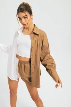 Solado Lapel Neck Long Sleeve Shirt & Two Tone Shorts Set Without Tank Top -Solado Shop jpeg 1ad22184 8633 46e7 84a4 71faabcea94c 1800x1800