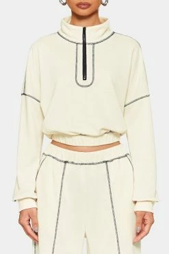 SOLADO Half Zipper Top-stitching Cinched Waist Sweater 12 SOLADO Half Zipper Top-stitching Cinched Waist Sweater -Solado Shop jpeg 254bf206 37b0 4cd9 9460 a46fa0a69019 1800x1800