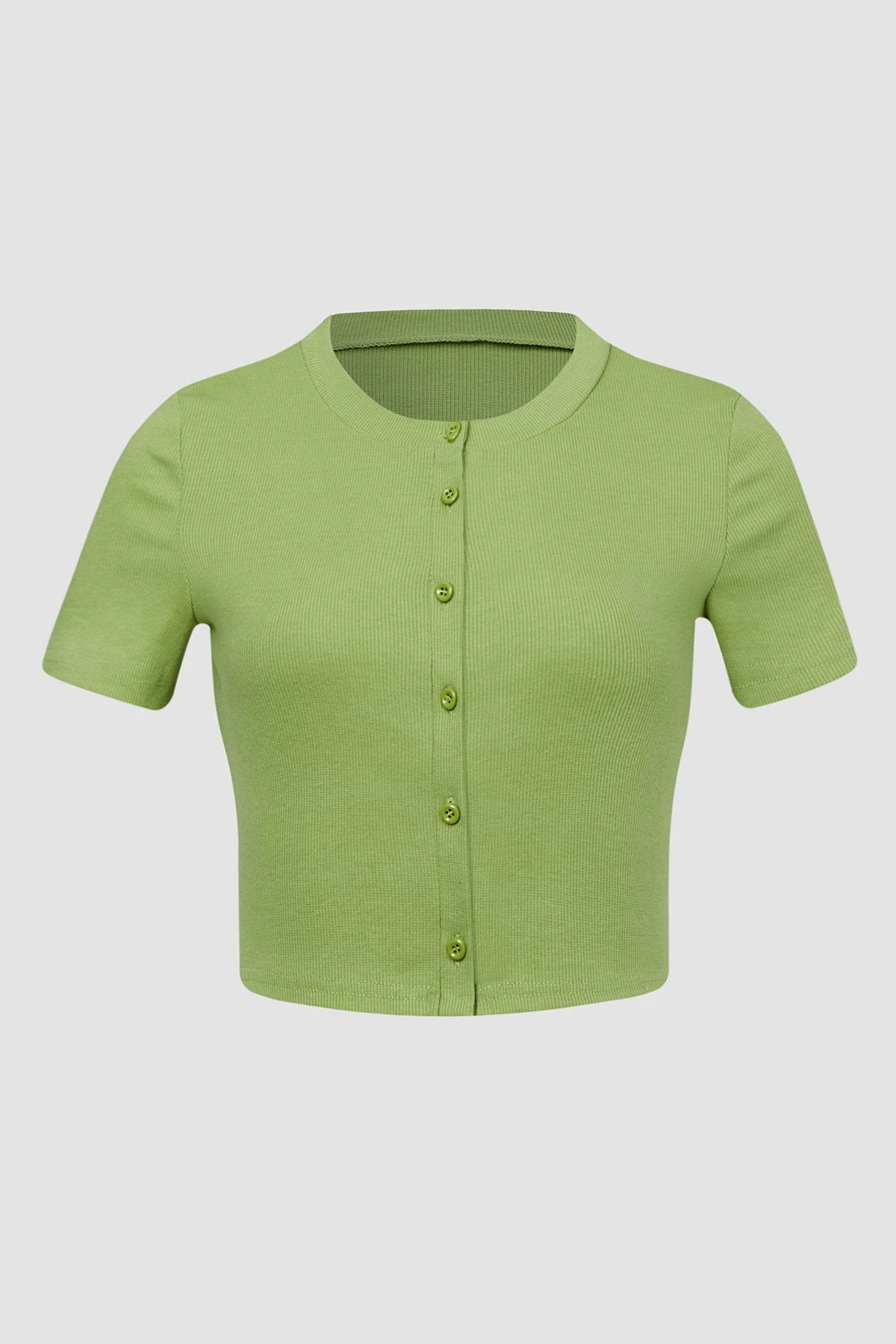 Solado Elastic Waist Button Up Solid Sets 3 Solado Elastic Waist Button Up Solid Sets - Image 3