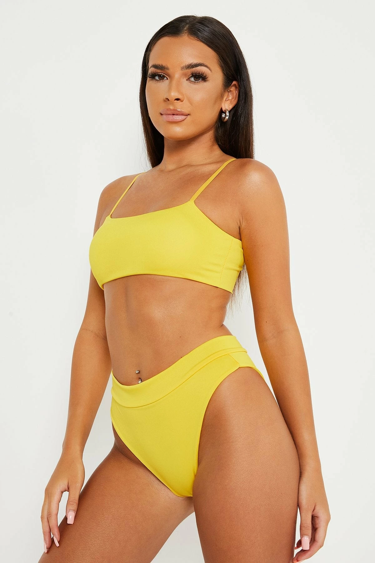 Solado U Neck Solid High Waist Bikini Swimsuit 6 Solado U Neck Solid High Waist Bikini Swimsuit - Image 6