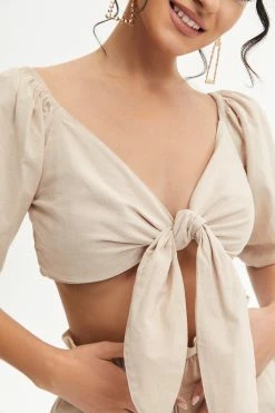 Solado Tie Front Puff Sleeve Crop Top & Paperbag Waist Shorts Set 9 Solado Tie Front Puff Sleeve Crop Top & Paperbag Waist Shorts Set -Solado Shop jpeg 30e692e7 c9fc 467e ba4f d4a0dea372fa 1800x1800