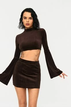 SOLADO Velvet High Waist Bodycon Solid Mini Skirt -Solado Shop jpeg 34f25c63 3e31 48e7 acda e424b91146c5 1800x1800