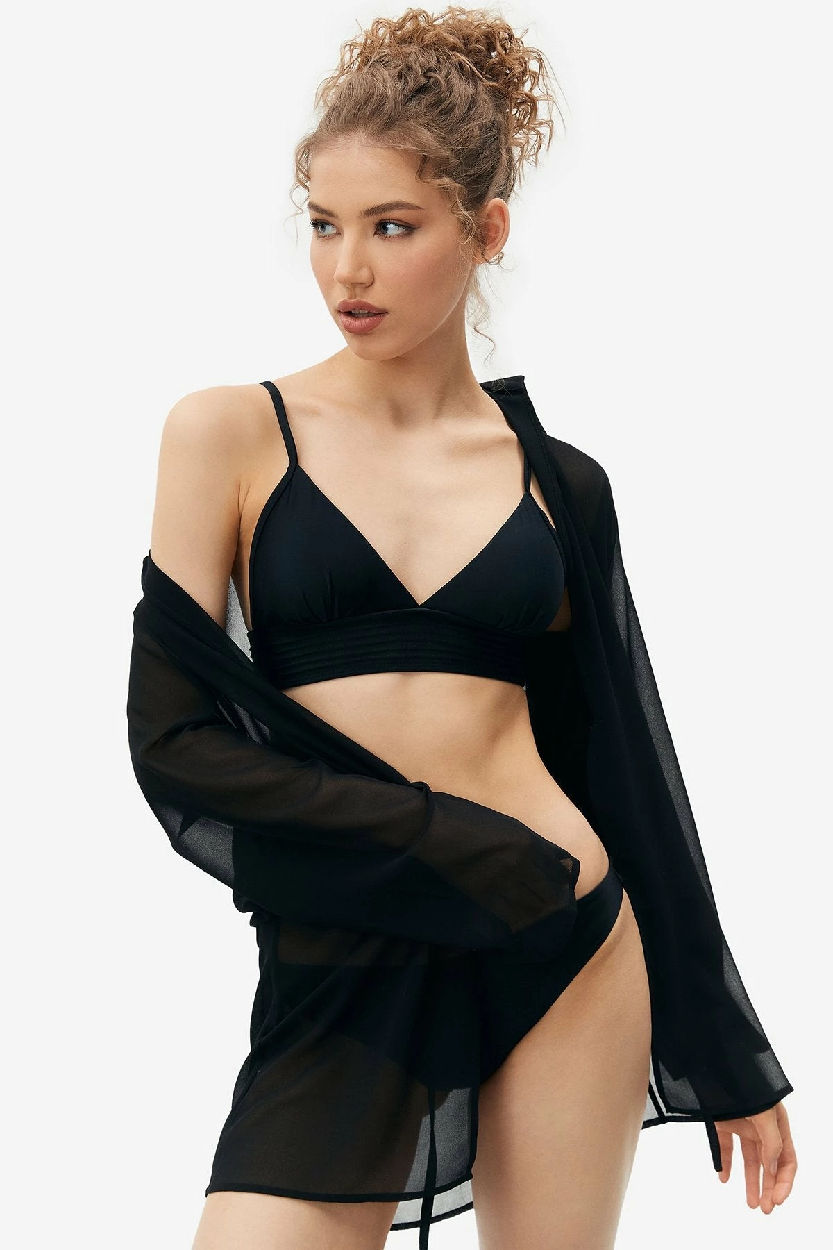 Solado Lace Up Backless Push Up Solid Bikini Swimsuit 4 Solado Lace Up Backless Push Up Solid Bikini Swimsuit - Image 4