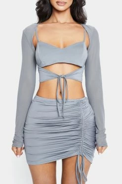 SOLADO Mesh Splicing Top & Drawstring Bodycon Skirt Set 12 SOLADO Mesh Splicing Top & Drawstring Bodycon Skirt Set -Solado Shop jpeg 3b5219a8 ca19 41da b2b5 de959e8b15a2 1800x1800