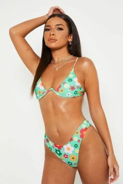 Solado Floral Print Underwire Bikini Swimsuit