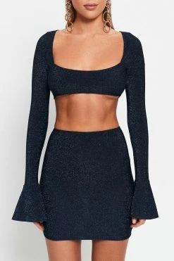 SOLADO Square Neck Split Cuff Flared Sleeve Glitter Crop Top -Solado Shop jpeg 3ecba4d3 e293 48e8 8a4d 1bd2fe829134 1800x1800