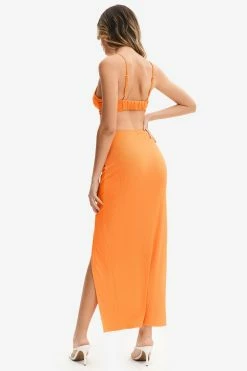 Alternative view of Solado Twist Front Cami Backless Crop Top & Split Hem Skirt Set