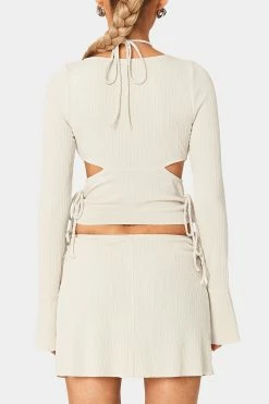 SOLADO Halter Neck Cut Out Drawstring Ruched Long Sleeve Top 13 SOLADO Halter Neck Cut Out Drawstring Ruched Long Sleeve Top -Solado Shop jpeg 48b15548 cec8 40ea 95cd 3c8178b7ce60 1800x1800