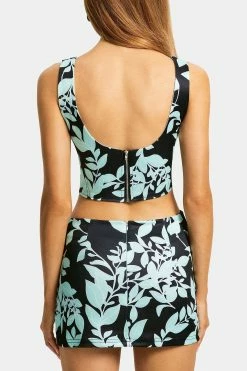 Solado Asymmetrical Hem Boning Top & Leaf Print Skirt Set -Solado Shop jpeg 498fdbb1 3d72 4fe7 8230 9efb9cd43806 1800x1800