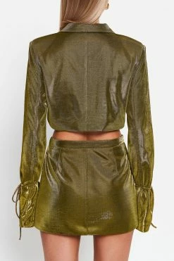 SOLADO Plunging Neck Tie Sleeve Sheen Crop Coat 13 SOLADO Plunging Neck Tie Sleeve Sheen Crop Coat -Solado Shop jpeg 516ba90d 2a17 4520 a34f 7b4115bfc8e9 1800x1800