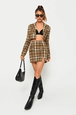 SOLADO High Waist Check Print Split Hem Mini Skirt -Solado Shop jpeg 53137d48 7d39 42f9 9cde e6d33b3ffa18 1800x1800