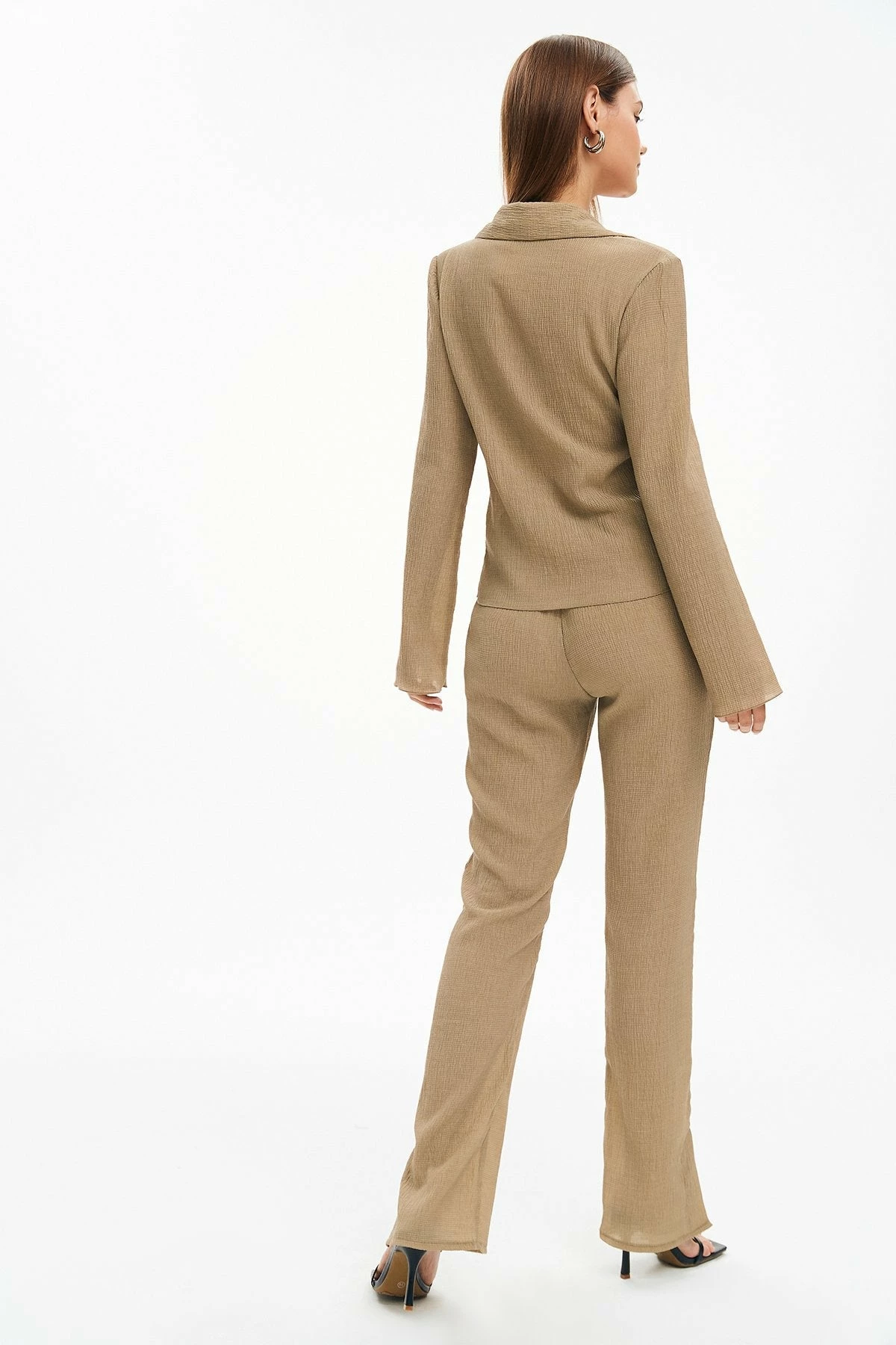 Solado Button Front Top & Texture Pants Set 2 Solado Button Front Top & Texture Pants Set - Image 2