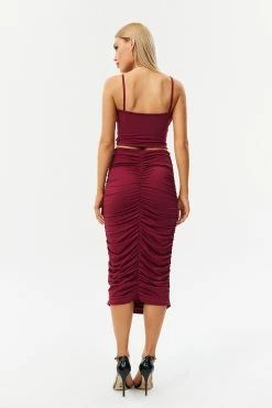 Alternative view of Solado Cross Wrap Cami Pleated Two Piece Skirt Set