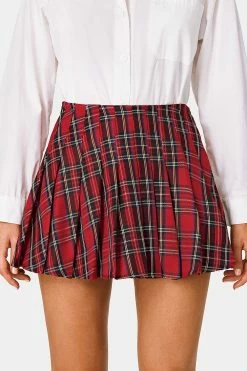 SOLADO Scottish Plaid High Waist Pleated Mini Skirt -Solado Shop jpeg 5e659a9b a96a 4e35 b38d 58766d6f8aa2 1800x1800