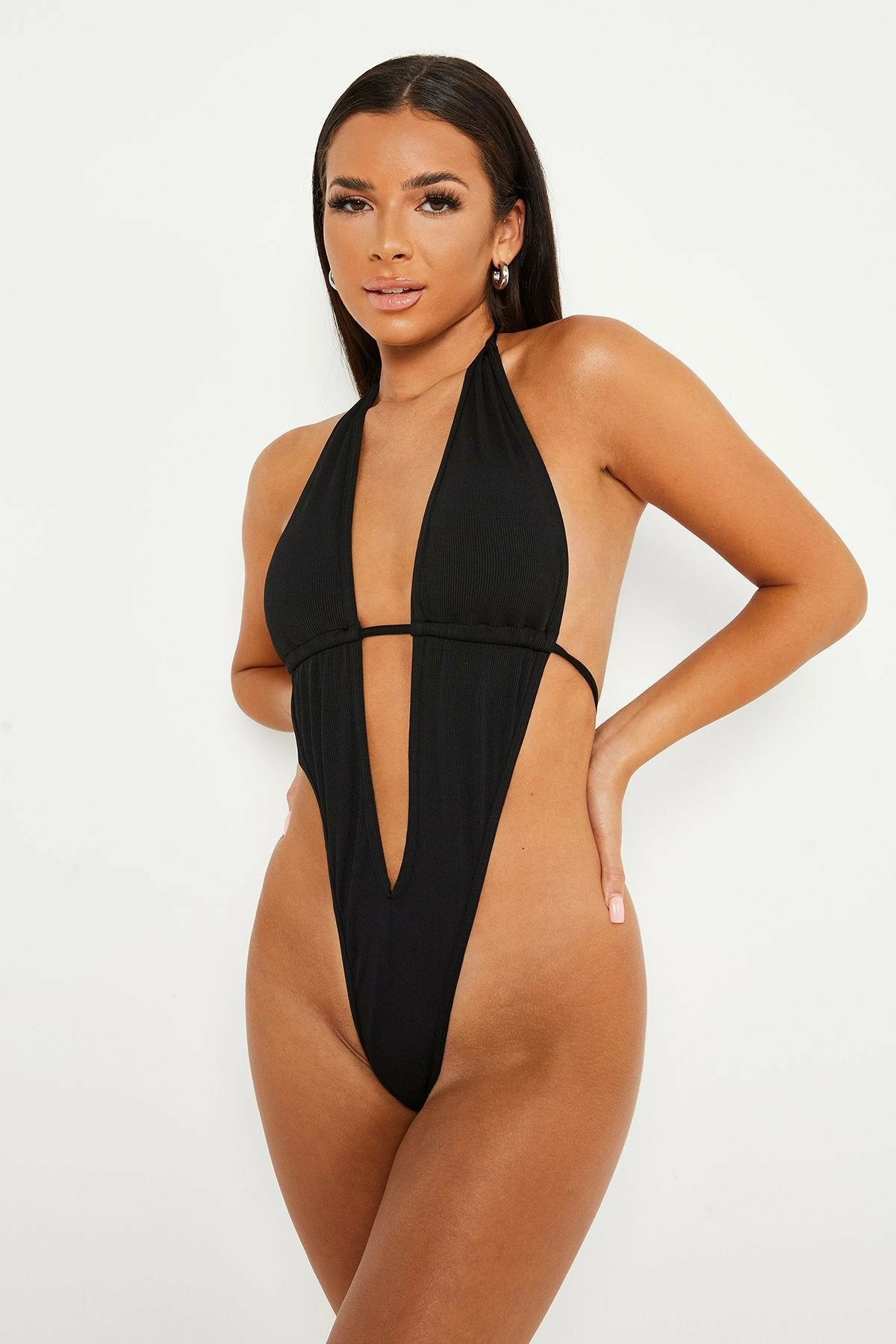 Solado Plunging Neck Open Back One-piece Swimsuit 2 Solado Plunging Neck Open Back One-piece Swimsuit - Image 2