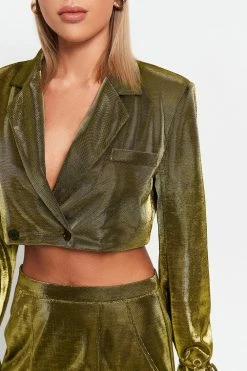 SOLADO Plunging Neck Tie Sleeve Sheen Crop Coat 11 SOLADO Plunging Neck Tie Sleeve Sheen Crop Coat -Solado Shop jpeg 659793e3 96f9 423c 8b08 768feff911e7 1800x1800