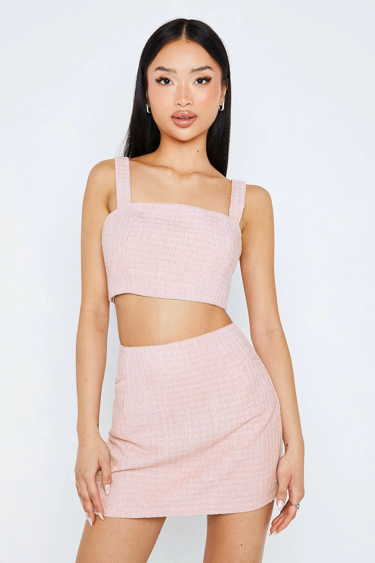 SOLADO Square Neck Tank Top & Dual Pocket Mini Skirt Set 1 SOLADO Square Neck Tank Top & Dual Pocket Mini Skirt Set