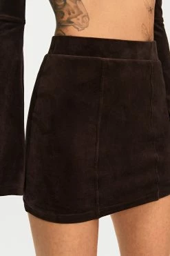 SOLADO Velvet High Waist Bodycon Solid Mini Skirt -Solado Shop jpeg 7dfb21f1 71ea 4b7c b127 973be161c24a 1800x1800