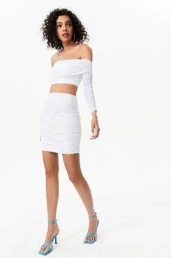 Solado Mesh Splicing Off Shoulder Top & Solid High Waist Skirt Set -Solado Shop jpeg 7f5f2cee 8a16 486a 8c3f c9c859de5c0a 1800x1800