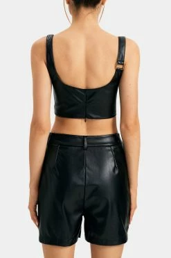 Solado Zip Backless Tank Top & PU Leather Shorts Set -Solado Shop jpeg 85cd625c b69a 4bd8 877f a8d6600822bf 1800x1800