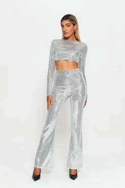 SOLADO High Waist Sequin Solid Flared Pants 11 SOLADO High Waist Sequin Solid Flared Pants -Solado Shop jpeg 8b3ea2af ce9c 4175 8772 81c02089f892 1800x1800