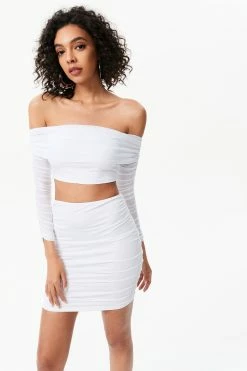 Solado Mesh Splicing Off Shoulder Top & Solid High Waist Skirt Set -Solado Shop jpeg 8d1e5371 27d9 4110 9773 5ec1771ffa00 1800x1800
