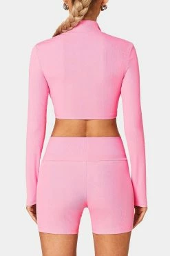 SOLADO Half Zipper Long Sleeve Top & Ribbed Shorts Set 13 SOLADO Half Zipper Long Sleeve Top & Ribbed Shorts Set -Solado Shop jpeg 920278cc ba55 4993 a7b7 8671a60b1af7 1800x1800