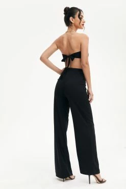 Alternative view of Solado Ruched Tube Crop Top & Wide Leg Pants Set