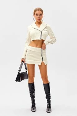 SOLADO Zipper Front Fluffy Splicing Long Sleeve Crop Coat -Solado Shop jpeg 9588627a abc5 46e1 86fc fd48b0366402 1800x1800