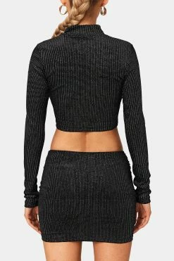 SOLADO Mock Neck Long Sleeve Top & Wrap Hem Skirt Set -Solado Shop jpeg 96416db1 0414 429b a365 7836167ead64 1800x1800