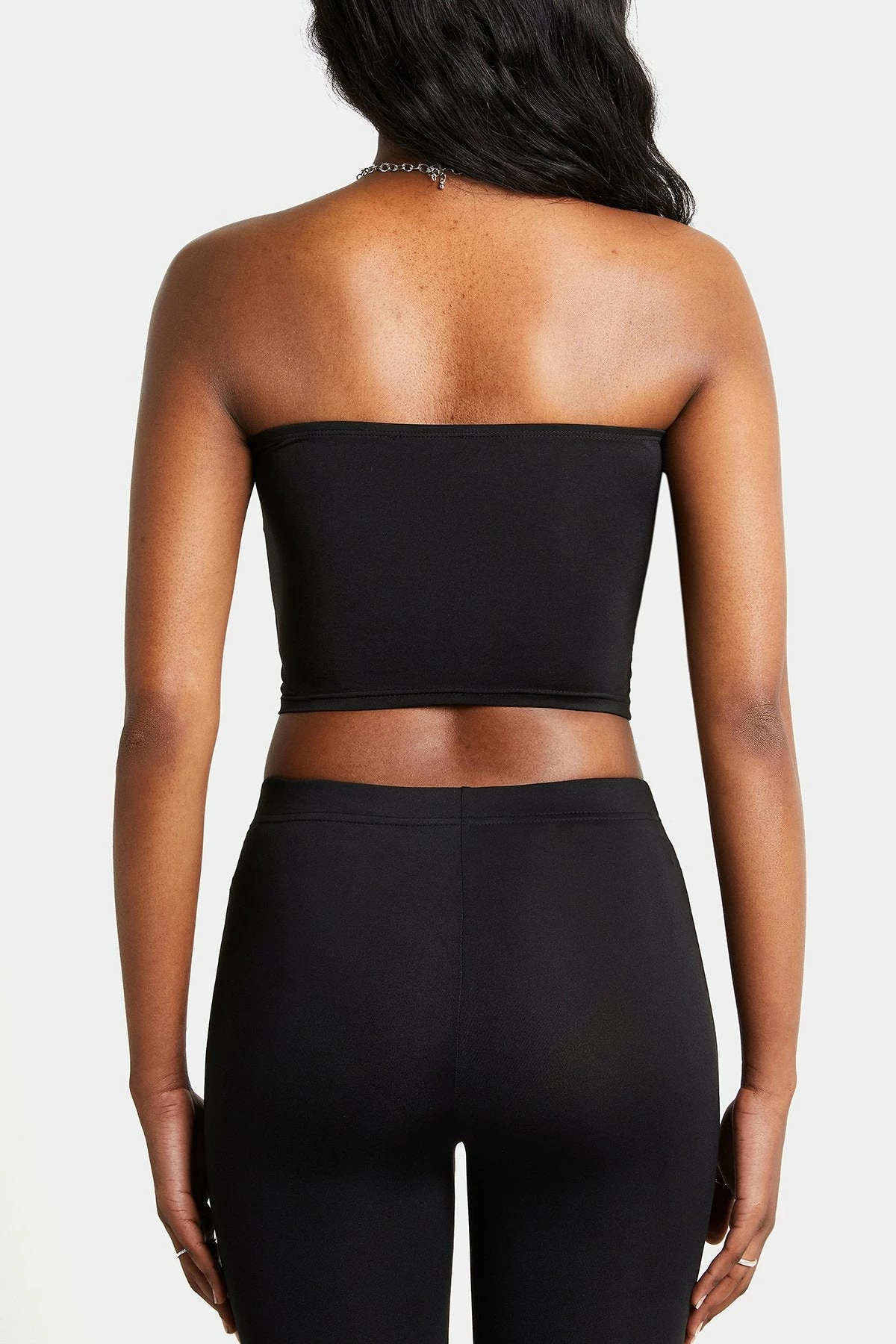 SOLADO Butterfly Embroidery Backless Tube Crop Top 7 SOLADO Butterfly Embroidery Backless Tube Crop Top - Image 7