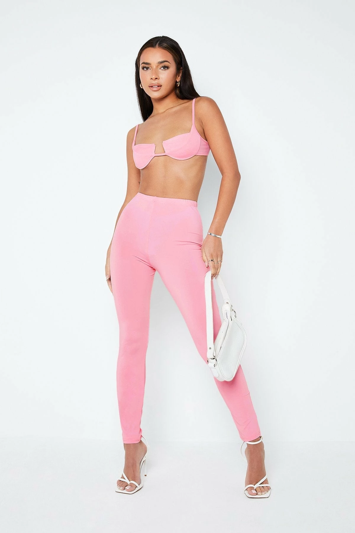 Solado Splicing Underwire Corset Top & High Waist Leggings Set 3 Solado Splicing Underwire Corset Top & High Waist Leggings Set - Image 3
