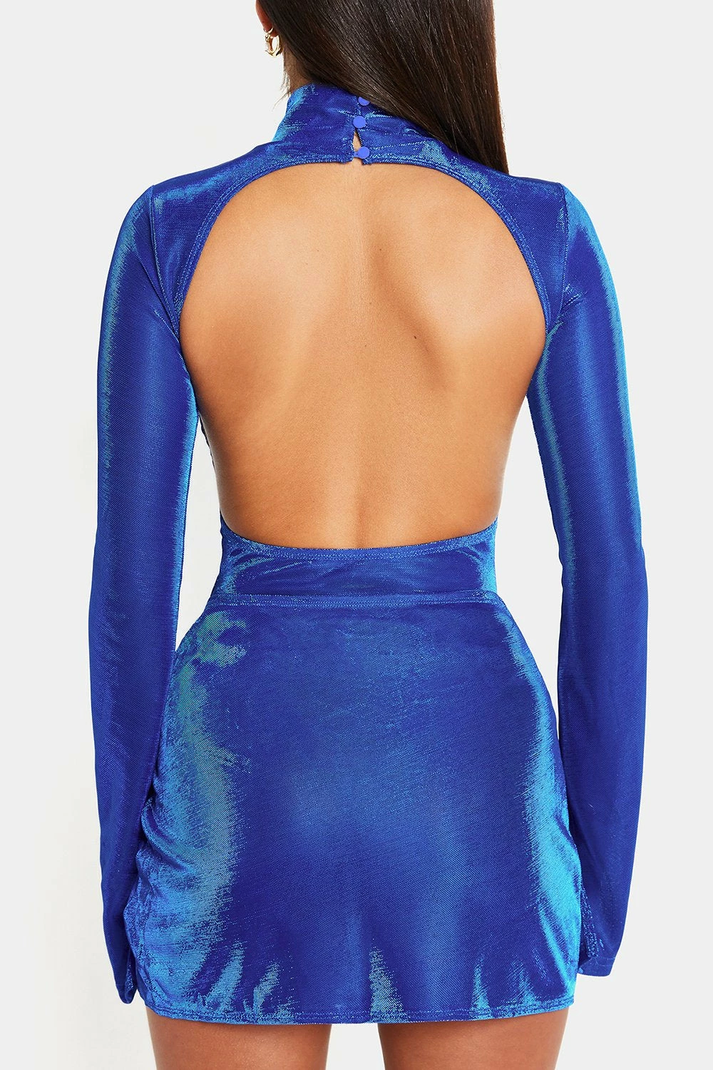 SOLADO Open Back Long Sleeve Bodysuit & Split Hem Skirt Set 7 SOLADO Open Back Long Sleeve Bodysuit & Split Hem Skirt Set - Image 7
