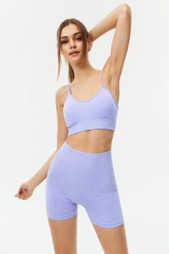Solado Backless Crop Top & Seamless Shorts Sport Set