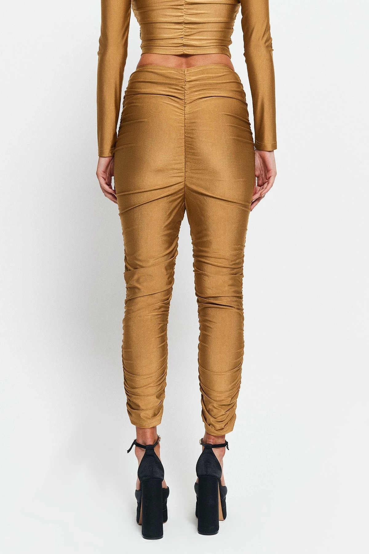 SOLADO High Waist Ruched Solid Skinny Pants 7 SOLADO High Waist Ruched Solid Skinny Pants - Image 7