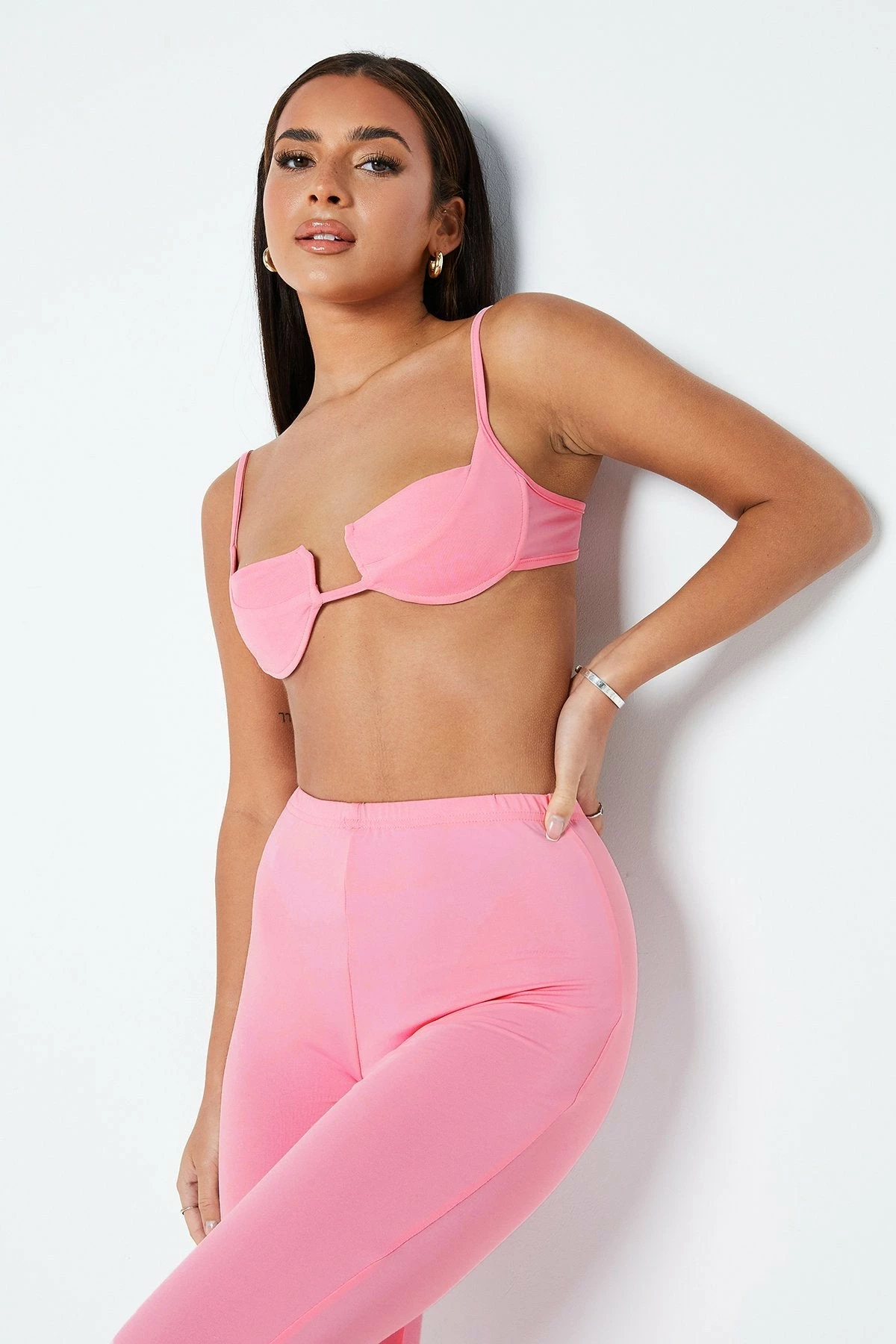Solado Splicing Underwire Corset Top & High Waist Leggings Set 5 Solado Splicing Underwire Corset Top & High Waist Leggings Set - Image 5