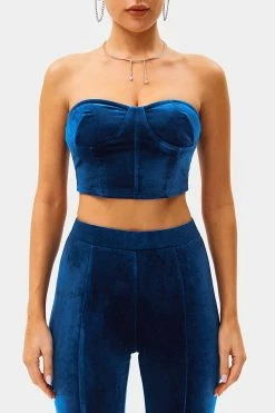 SOLADO Velvet Off Shoulder Bow Design Crop Top -Solado Shop jpeg ba1b0015 6c2e 43c4 9a49 d1f7598dcabb 1800x1800