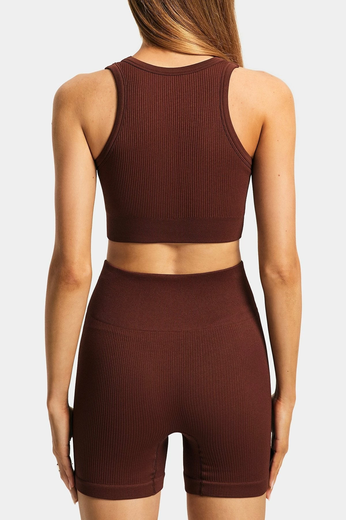 Solado Notched Neck Ribbed Tank Top & From-Fitting Shorts Set 7 Solado Notched Neck Ribbed Tank Top & From-Fitting Shorts Set - Image 7