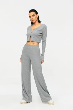 SOLADO High Waist Ribbed Draped Solid Straight Pants -Solado Shop jpeg c1aa956f ee89 4cae 9a5f bc9e259caf29 1800x1800