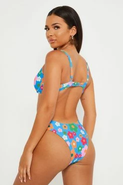 Alternative view of Solado U Neck Floral Print Bikini Swimsuit