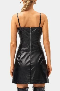 SOLADO Plunging Neck Lace Up PU Leather Crop Top -Solado Shop jpeg c4b76c2a c032 4d04 b41e 4f90630059c5 1800x1800