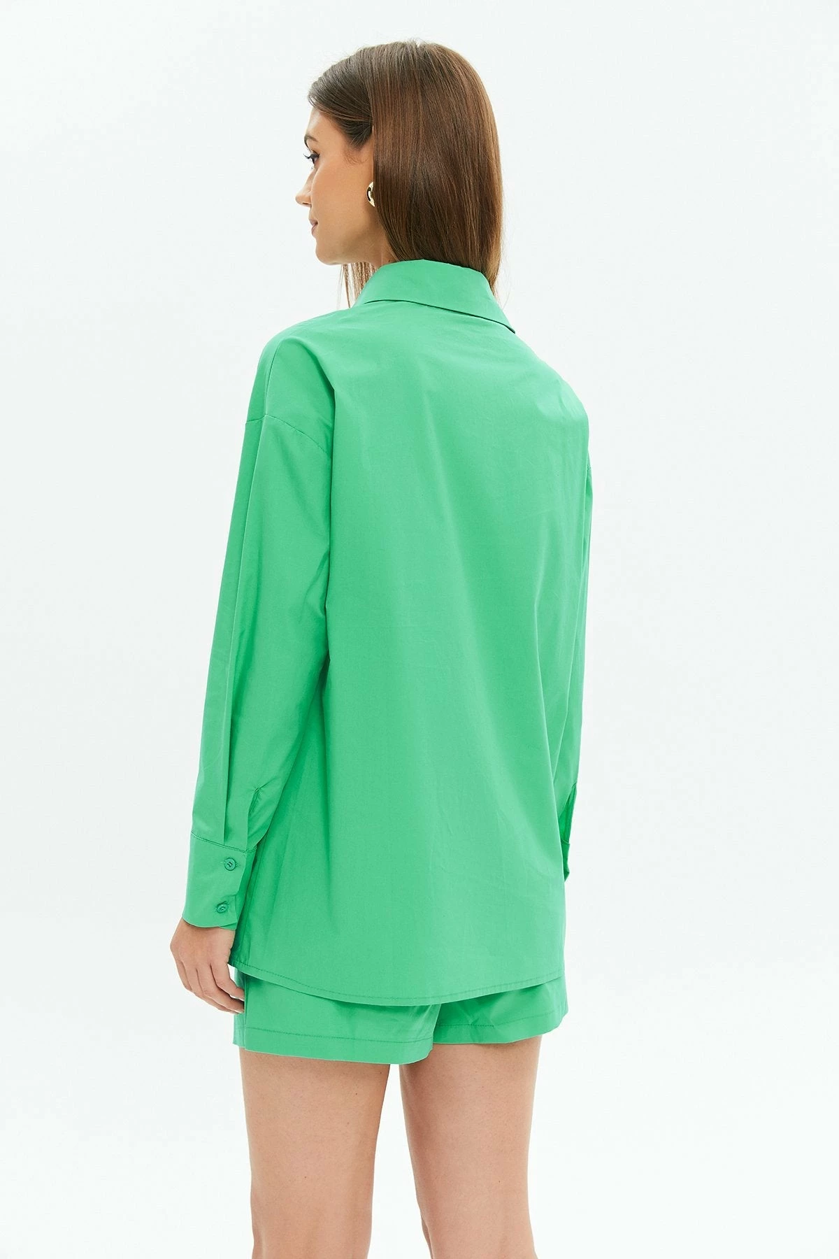 Solado Button Front Top & Solid Shorts Set 2 Solado Button Front Top & Solid Shorts Set - Image 2