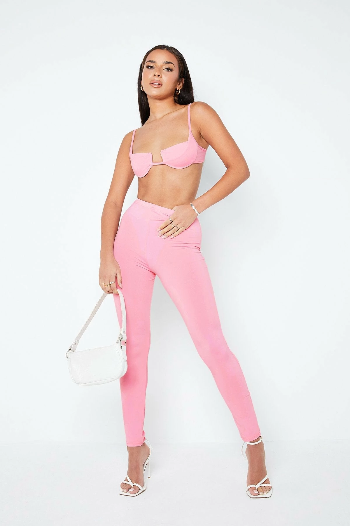Solado Splicing Underwire Corset Top & High Waist Leggings Set 2 Solado Splicing Underwire Corset Top & High Waist Leggings Set - Image 2