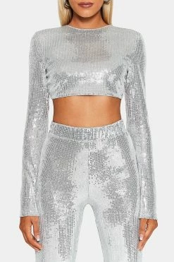 SOLADO Sequin Open Back Tie Detail Long Sleeve Top -Solado Shop jpeg ca9aaa98 b551 4696 96b8 a35751653270 1800x1800